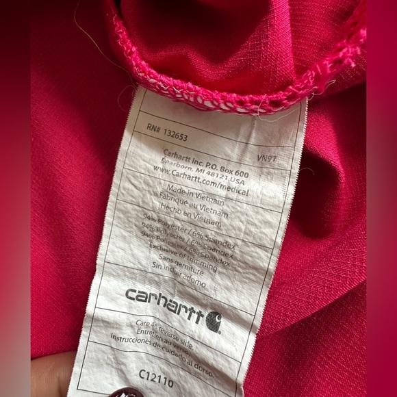Carhartt Women's Short Sleeve Tee - Pink - Picture 5 of 9